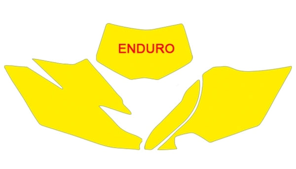 „Blackbird Plate“ lipdukai žalia „Yamaha WR450F“ 3221/000008