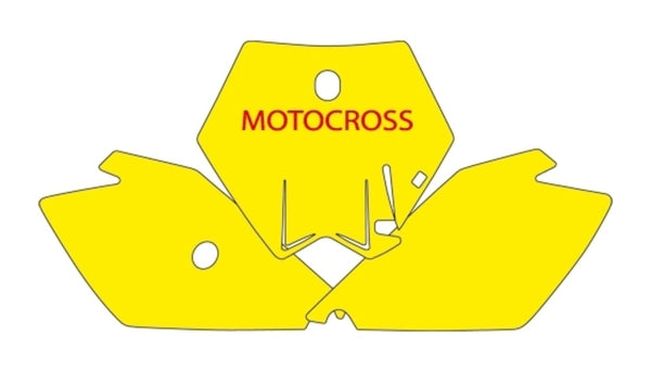 „Blackbird Plate“ lipdukai Mėlyna KTM SX85 3512/000007