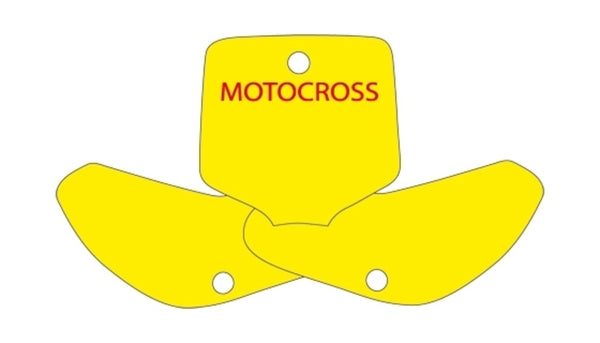 „Blackbird Plate“ lipdukai geltona KTM Exc 3518/000004