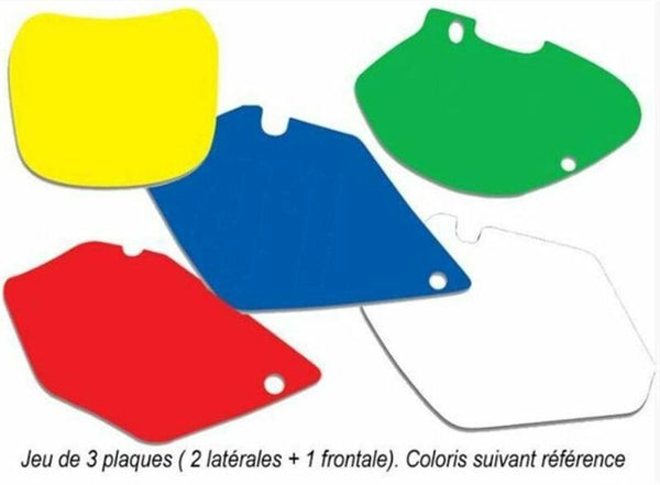 Blackbird Plate uzlīmes baltas KTM 3523/000005