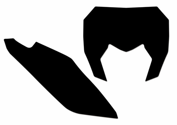 „Blackbird Plate“ lipdukai „Black Sherco SE/SE-F 3E01/000006“
