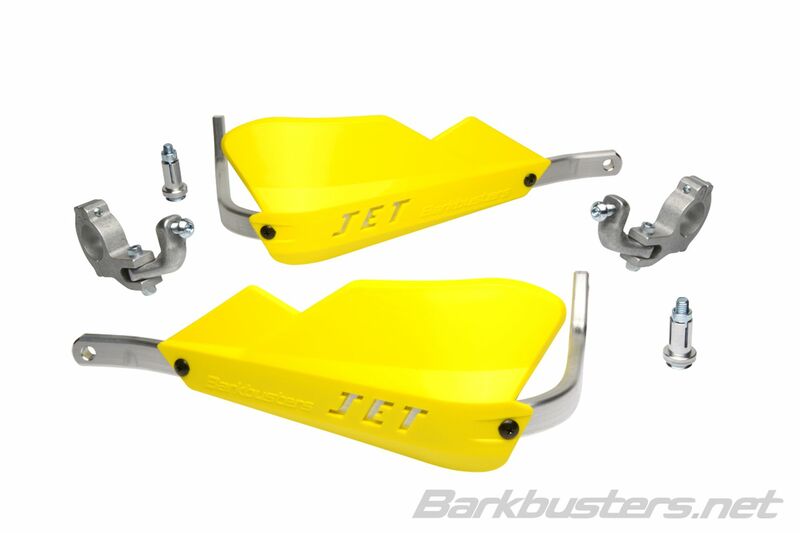 Barkbusters Jet Handguard Set Two-Point Mount zužuje žltý Jet-002-02-ye