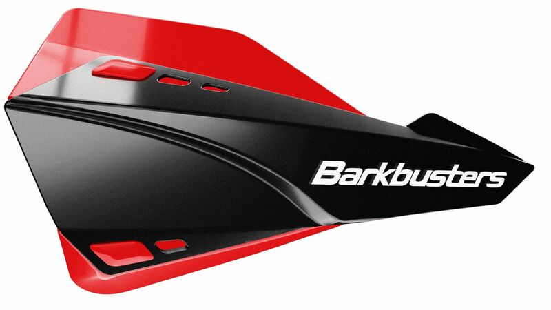 „Barkbusters Sabre Handguard“ rinkinys „Universal Mount Black/Red SAB-1BK-02-RD“