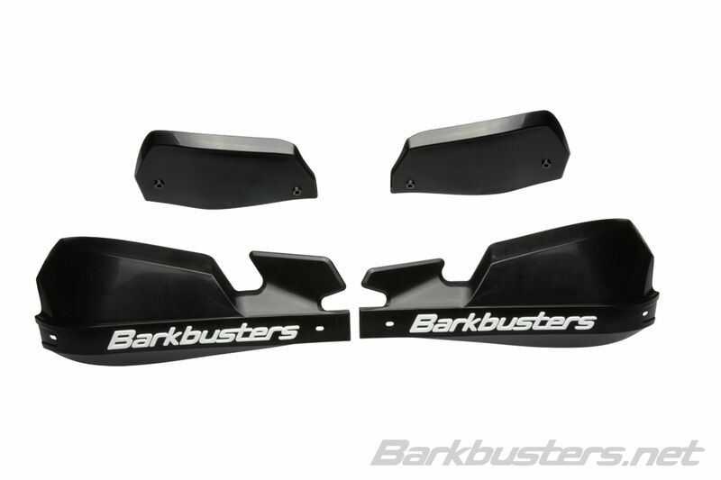 „Barkbusters VPS MX Handguard“ plastiko rinkinys tik juodas/juodas deflektorius VPS-003-01-BK