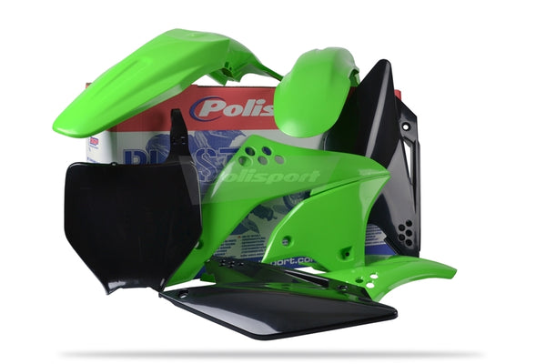Policijska luka Plastični komplet OEM Color Kawasaki KX250F 90113