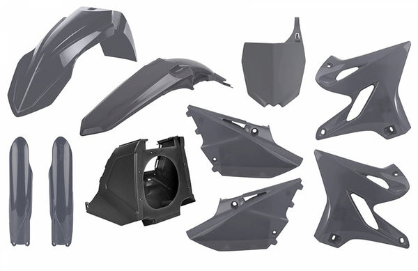 Policijska luka MX Restyle Plastic Kit Nardo Grey Yamaha YZ125/250 90908