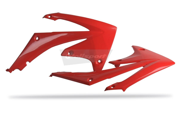 Policeport radijator pokriva Red Honda CRF250R/CRF450R 84127001