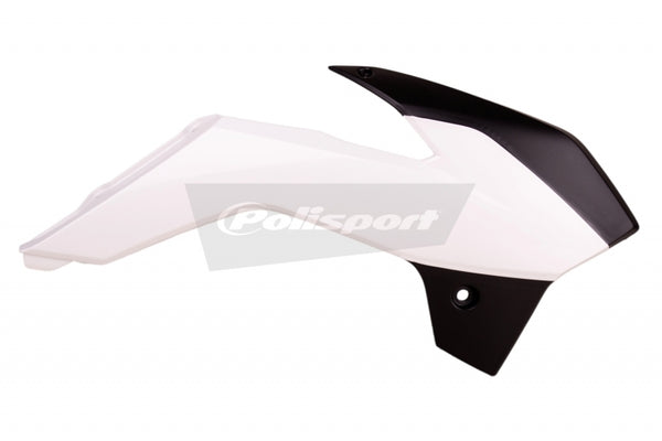 Policeport Radiator Covers Black/White KTM SX85 8416700002