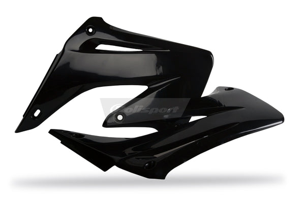 Policeport Radiator Covers Black Honda CRF250R/CRF450R 8427000002