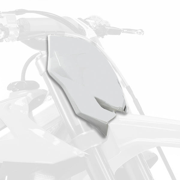 Police Port Front Number Plate White Suzuki RM-Z450 86661002
