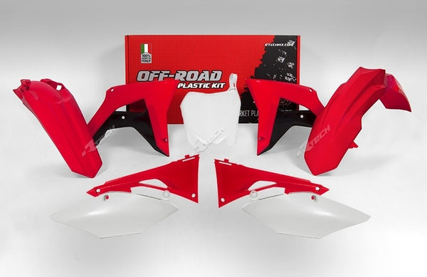 Racetech Plastic Kit Oem Color (2017) Red/Black/White Honda CRF450R R-Kitcrf-Oem-599