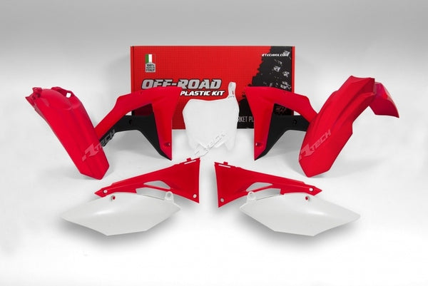 RACETECH Plastic Kit OEM Color (2017) Red/Black/White Honda CRF450RX R-KITCRF-OEM-600 
