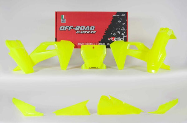 RACETECH Plastic Kit Neon Yellow Husqvarna TC/FC R-KITHSQ-GF0-599 