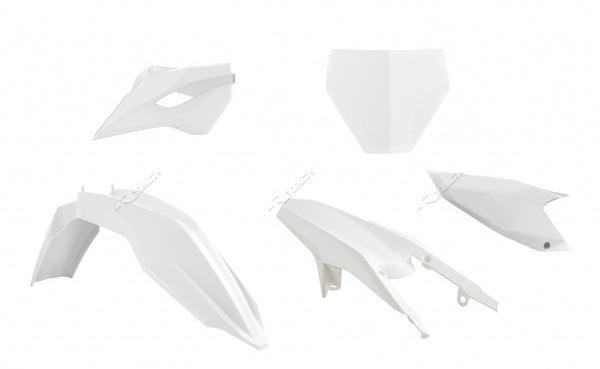 Racetech Plastic Kit Oem Color White Husqvarna TC85 R-KITSQ-OEM-509