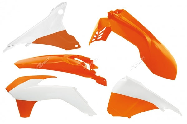 Racetech Plastic Kit Oem Color (15-16) Orange/White KTM R-Kitktm-Oem-495