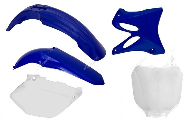 „Racetech“ plastiko rinkinys-oem Blue/White Yamaha YZ125/250 R-KITYZ0-OEM-502