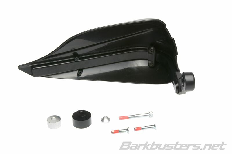 „Barkbusters“ „Storm Handguard Kit“ vieno taško juostos pabaiga juoda STM-007-02-BK