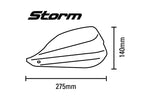 „Barkbusters“ „Storm Handguard Kit“ vieno taško juostos pabaiga juoda STM-007-02-BK