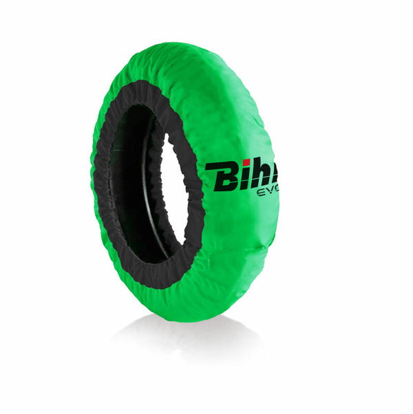Bihr Home Track evo2 autoregulirana toplija gume prednja guma 120 / straga 180-200 mm zelena SBK-A-Green