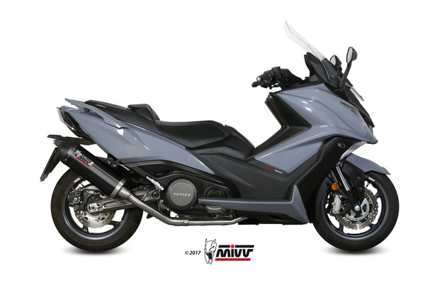 MIVV Oval Full Exhaust System - Kymco AK550 00.73.o.009.lvc