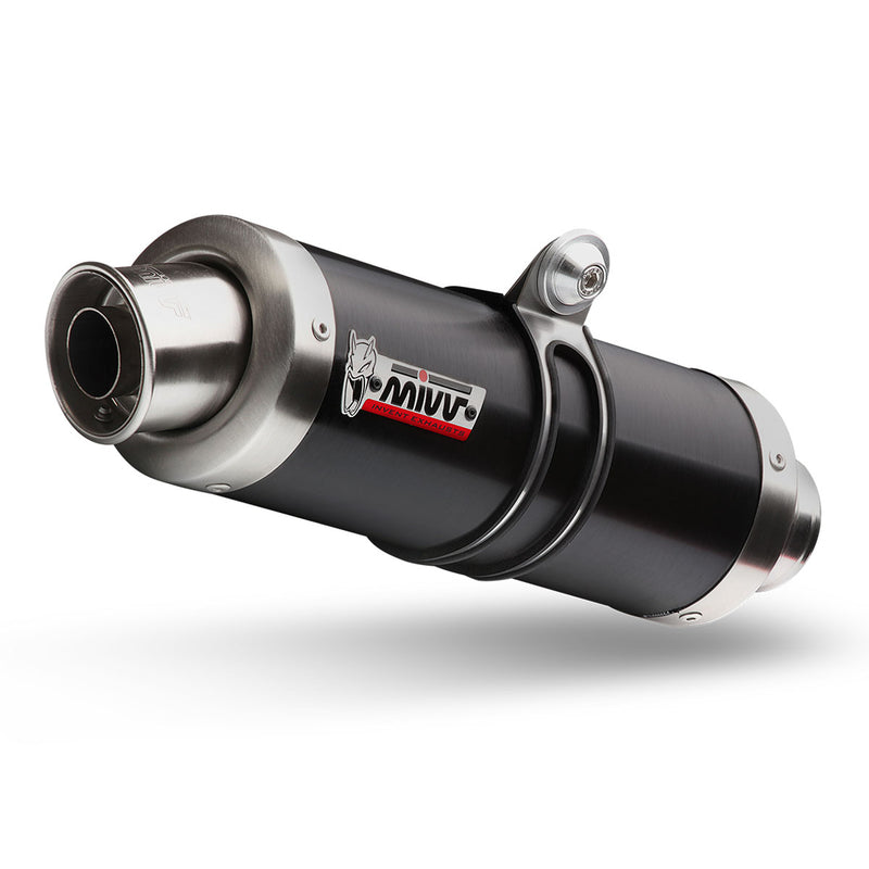 MIVV GP prigušivač od nehrđajućeg čelika crni/nehrđajući čelik Kawasaki Z1000SX 00.73.K.043.LXB