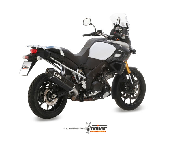 MIVV SPEED EDGE Steel Black Slip-On Suzuki DL1000 V-Strom S.042.LRB 