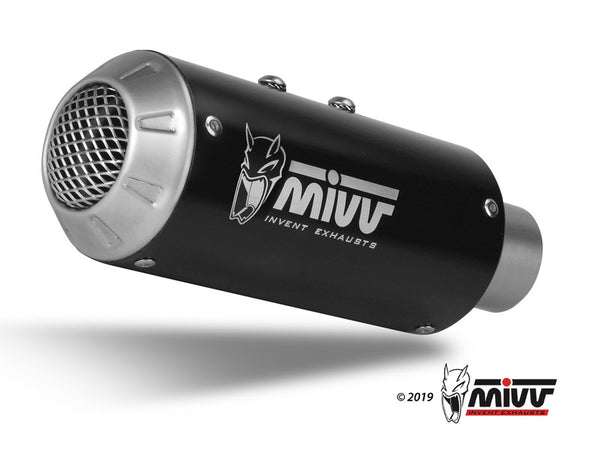 MIVV MK3 prigušivač čelika crni/nehrđajući čelik krajnji kapa yamaha mt-10 y.057.lm3b