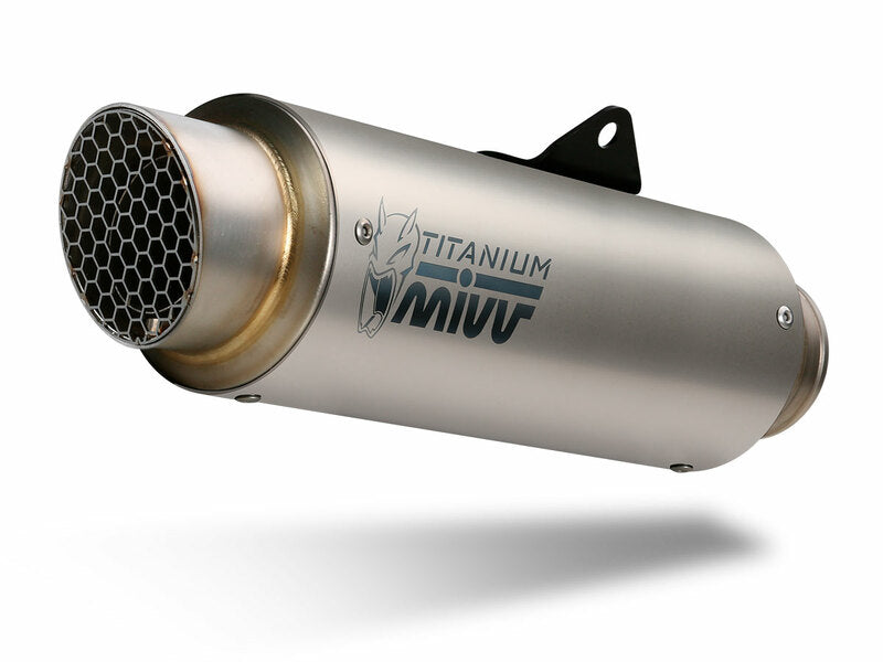 MIVV GP Pro Muffler Titanium/Stainless Steel End Cap Honda CB500F 00.73.H.075.L6P