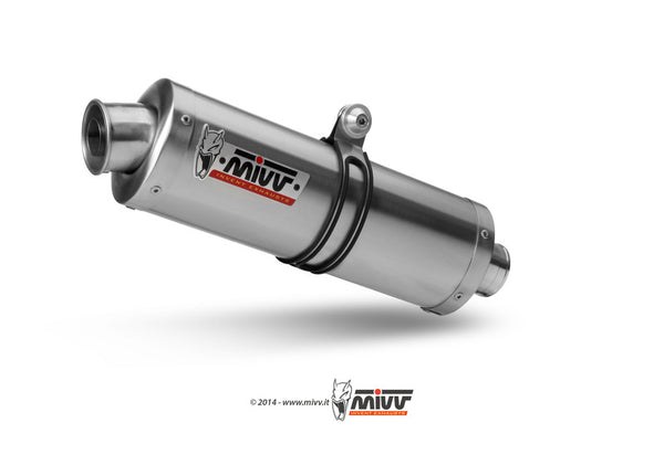 MIVV Oval Classic Slip-on Stainless Steel Kawasaki ZX6R 00.73.k.009.lx1