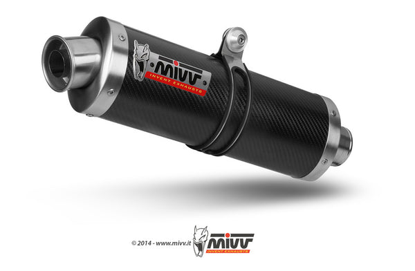 MIVV Oval Classic Slip-on Carbon Honda CBR600F H.003.L3