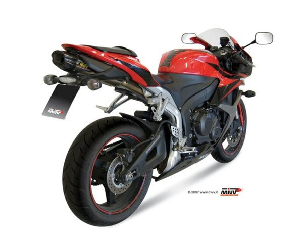 MIVV SUONO Stainless/Carbon End Cap Slip-On Honda CBR600RR UH.037.L7 