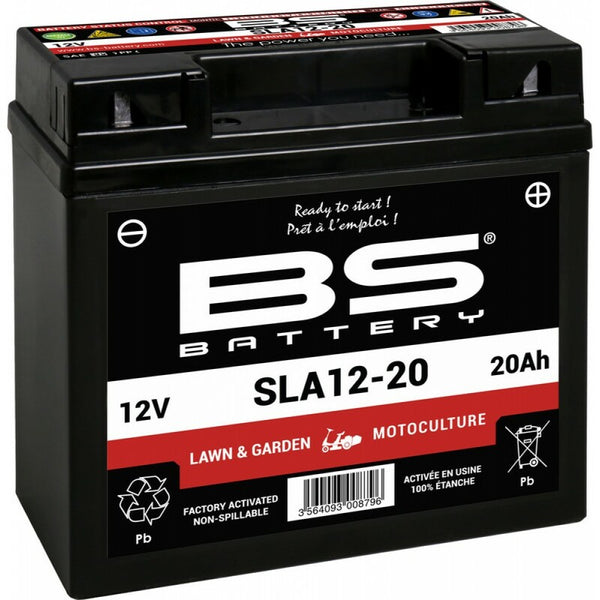 „BS Battery SLA“ akumuliatoriaus techninė priežiūra nemokama gamyklos suaktyvinta - SLA12-20