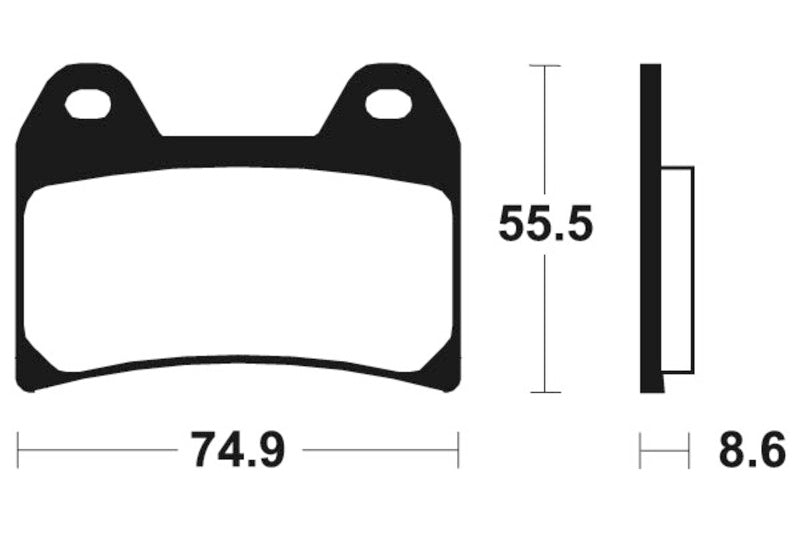 Tecnium sinterirani metalni kočni jastučići - MTR206 1090561