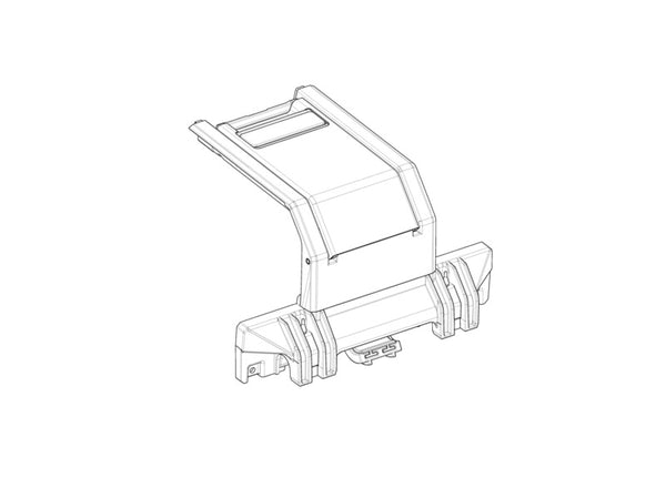 SHAD TR47 Spare Lock System Lower Part D1TR47MIR 