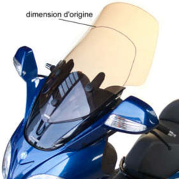 V Parts High Protection Windshield Clear Piaggio X9 125/250 BP001HPIN