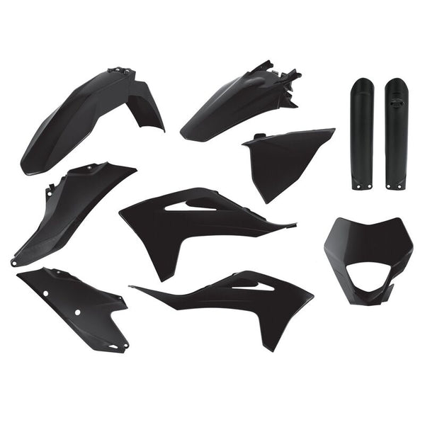 Police Port Plastic Kit Black Gas Gas EC 91028