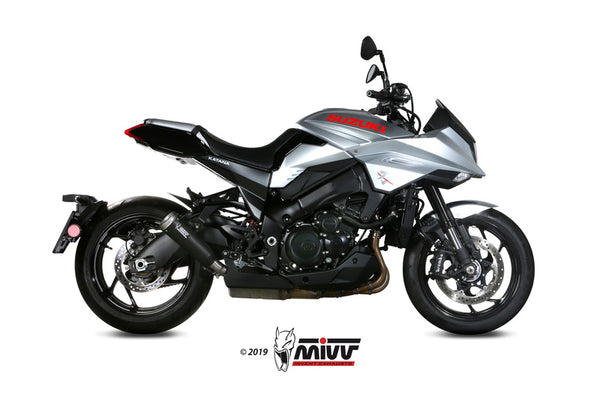 Mivv Ghibli tērauda melns trokšņa slāpētājs Suzuki GSX-S1000 P.056.LGB