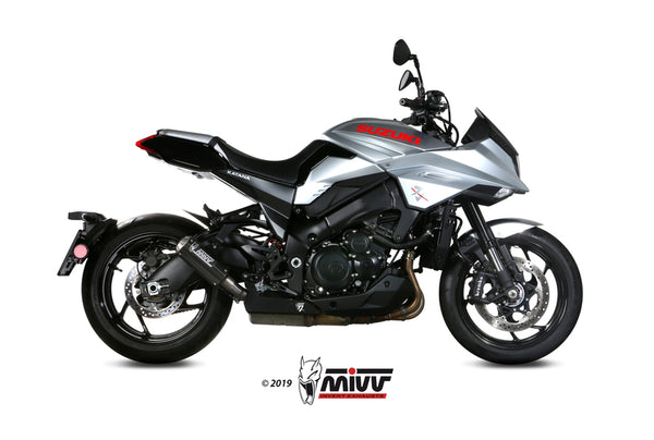MIVV MK3 prigušivač ugljik/nehrđajući čelik krajnje kapice Suzuki GSX-S1000 P.056.lm3c