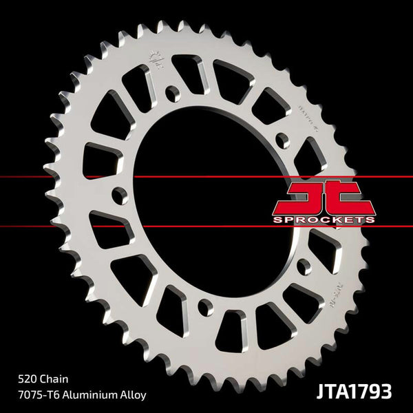 Aluminij ultra -svjetla JT SPROCK -a Sprock Sprock 1793 - 520 JTA1793.42BLK