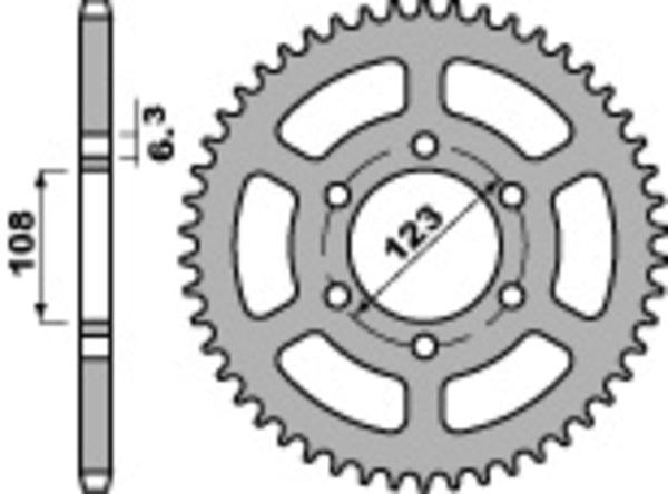 PBR Standardni čelični spricy Sprick 4412 - 420 4412 48 F
