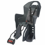 POLISPORT Koolah 29" Rear Child Bike Seat Frame Mounting - Dark Grey/Silver 8631400021