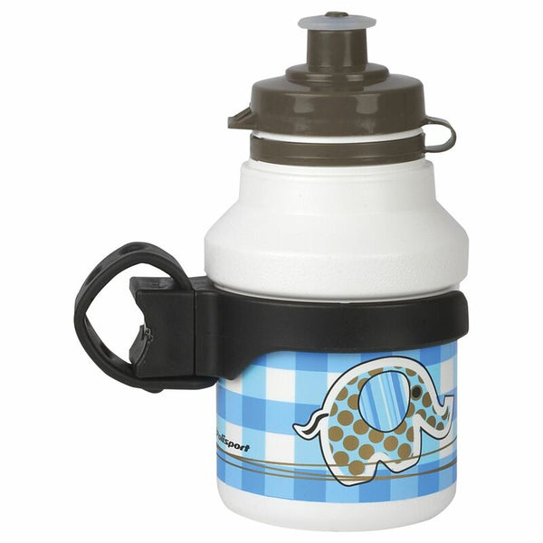 Police Port Water Bottle Elephant + Rotative Bottle Cage White Clip On Cap 8644200115