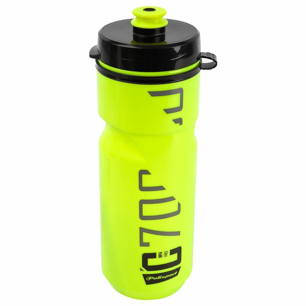 Police Port Water Bottle C700 Lime Green / Black Clip On Cap 700ml 86449003