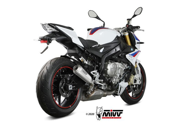 MIVV X -M1 Silencer - Titanium/Stainless Steel BMW S1000R B.030.LC4T
