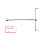 BETA Deep 6 points T-Handle Socket Wrenches - 8mm 009490008