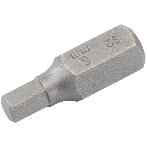 DRAPER hexagonal 6mm spare bits - Length 30mm 33327.0