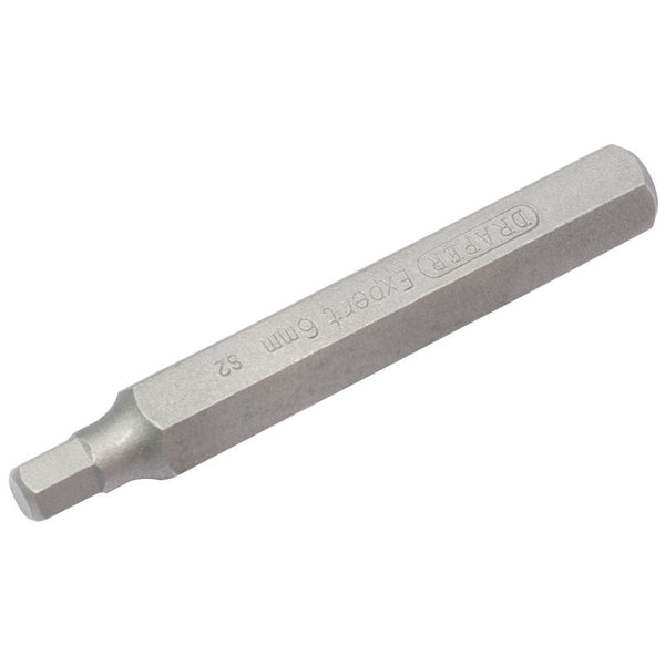 DRAPER hexagonal 6mm spare bits - Length 75mm 33334.0
