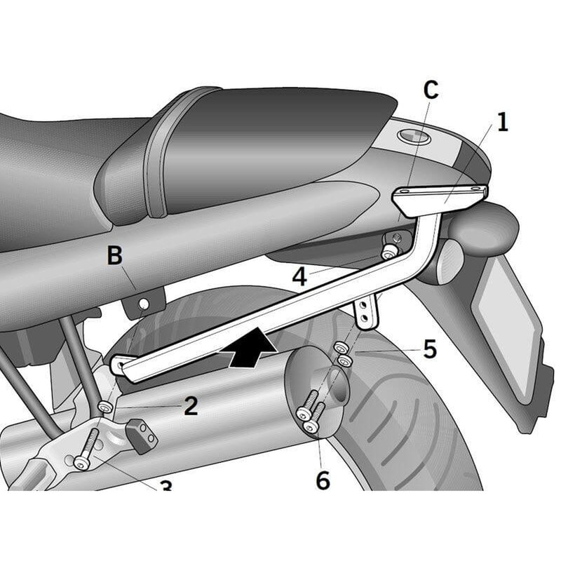 „Shad Top Master“ montavimo rinkinys - BMW W0R82ST