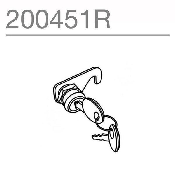 SHAD ATV80 Replacement Lock And Key 200451R 