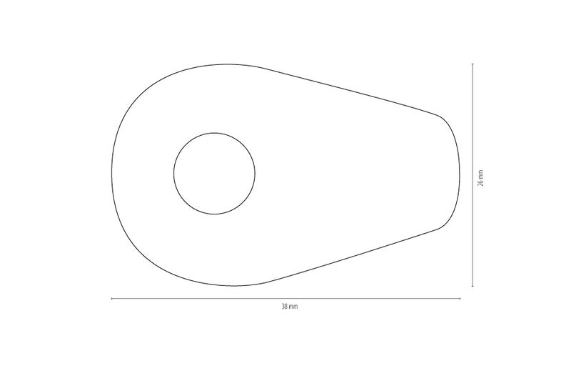 SHIN YO Aluminium Blinkersadapter – Indy Spacer Yamaha MT-07/09/10 – 207-140